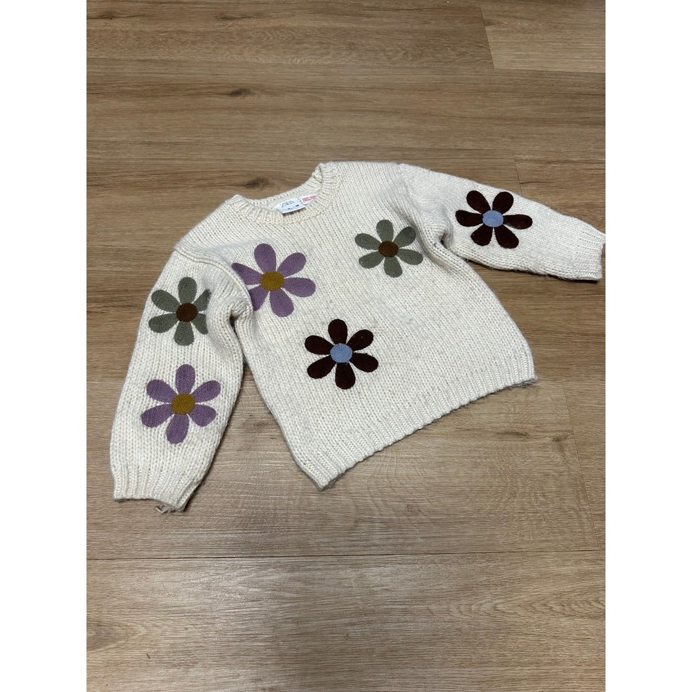Zara Flower Sweater